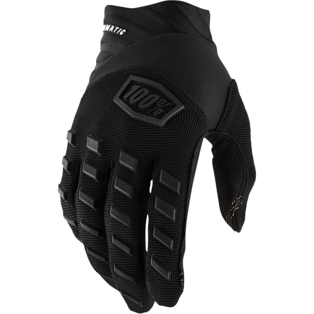 100% Airmatic Gloves Black / Charcoal