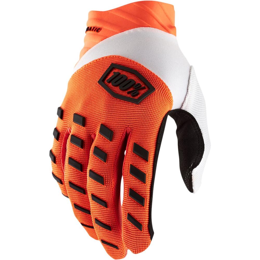 100% Airmatic Gloves Fluo Orange