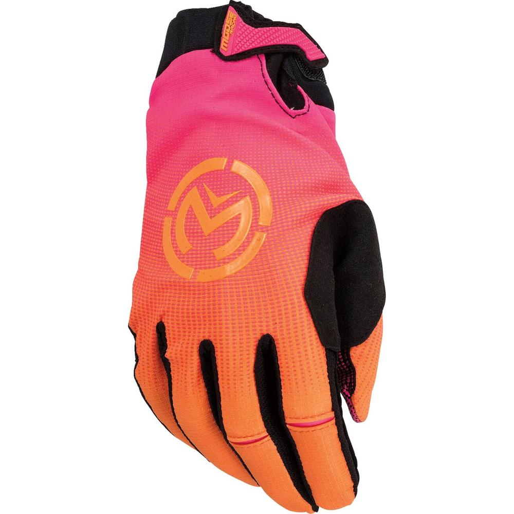 Moose Racing SX1 Textile Gloves Pink / Orange