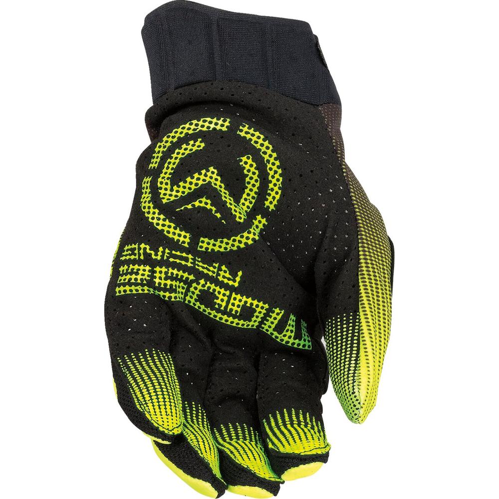 Moose Racing SX1 Textile Gloves Hi-Viz Yellow / Black - FREE UK Shipping, FREE 365 Day Returns | Moto Central