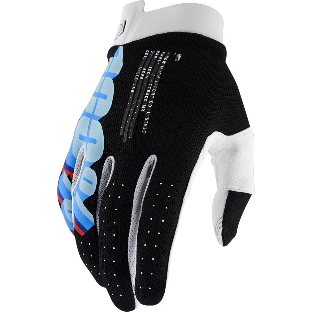 100% iTrack Gloves System Black / Blue