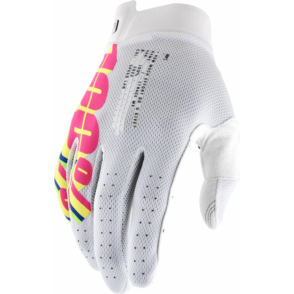 100% iTrack Gloves System Pink / White