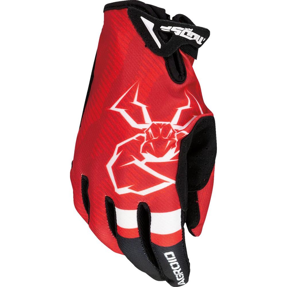 Moose Racing Agroid Pro Textile Gloves Red