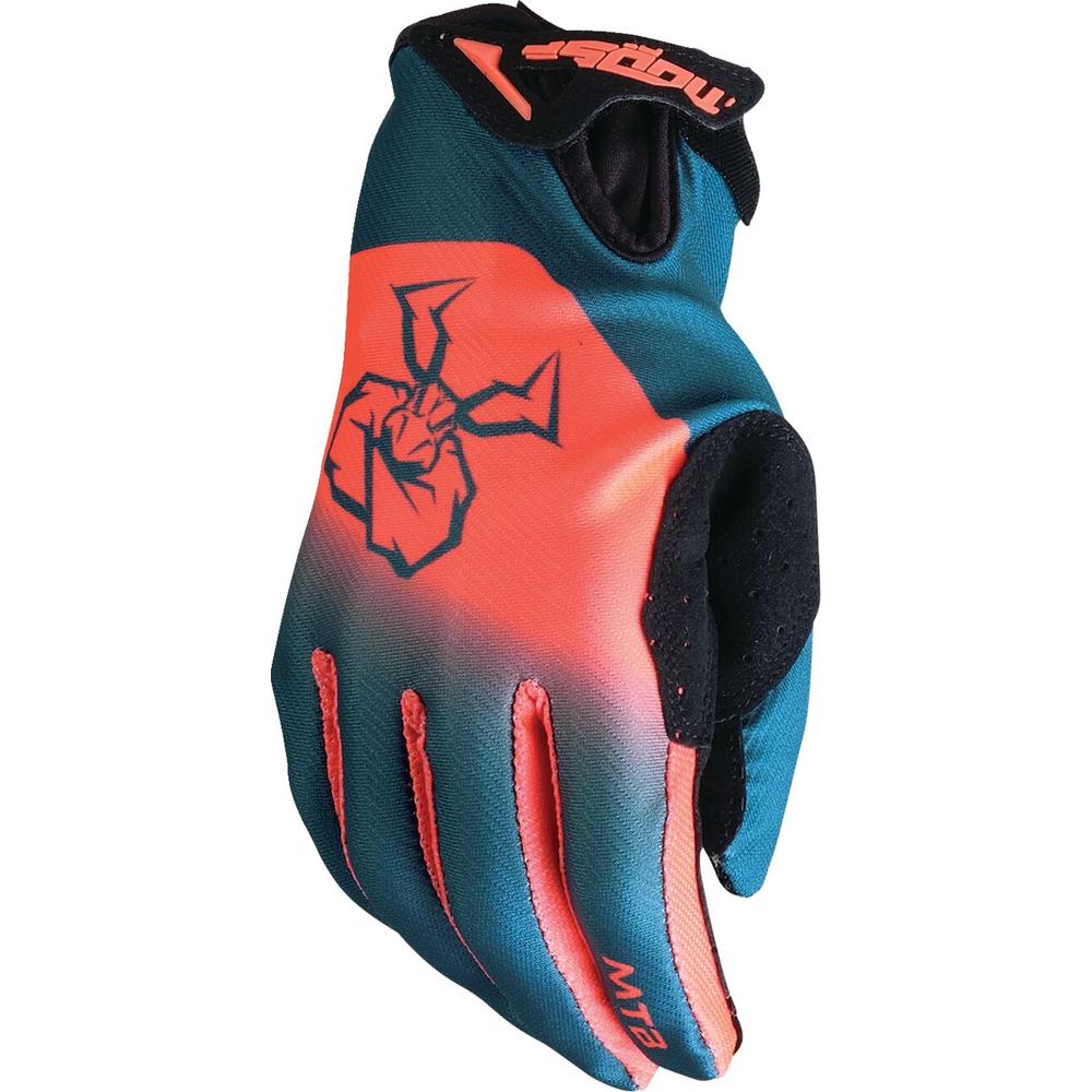 Moose Racing Agroid MTB Textile Gloves Copper / Navy - FREE UK Shipping, FREE 365 Day Returns | Moto Central