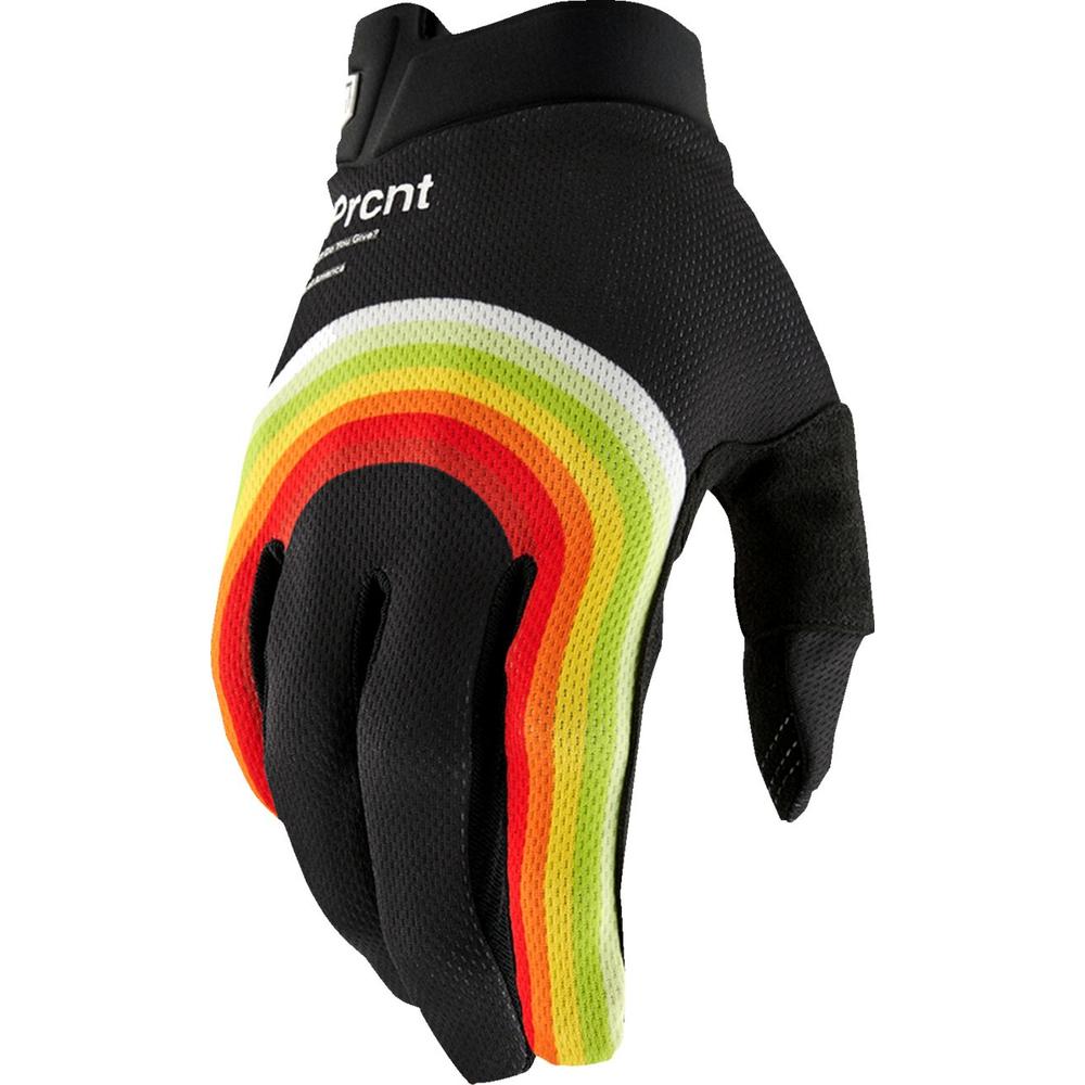 100% iTrack Gloves Rewind Black / Green / Orange