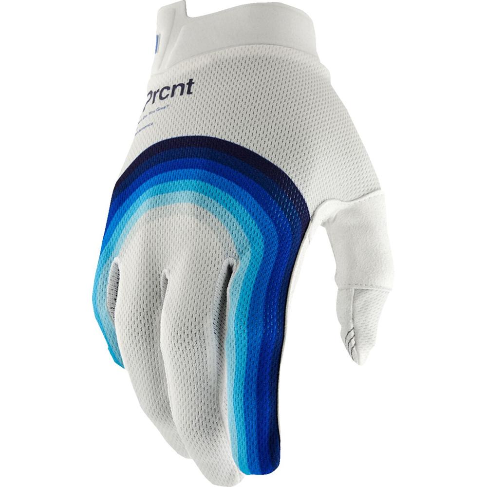 100% iTrack Gloves Rewind Blue / White