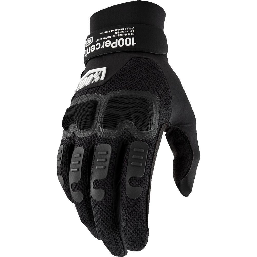 100% Langdale Gloves Black  - FREE UK Delivery - Moto Central