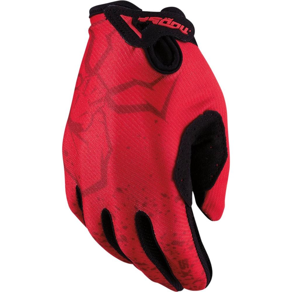 Moose Racing SX1 Youth Textile Gloves Red