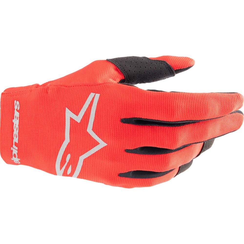 Alpinestars Radar MX Youth Textile Gloves Red / Silver