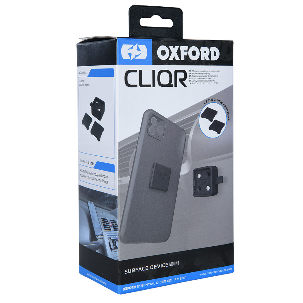 Oxford CLIQR Surface Device Mount System Black