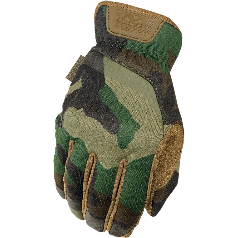 Mechanix Wear Fast Fit Tactical Leather Gloves Brown / Green Camo