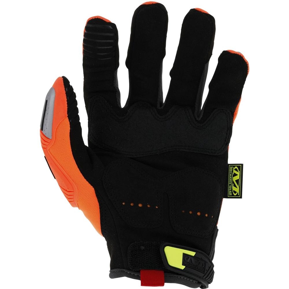 Mechanix Wear M-Pact Utility Textile Gloves Black / Hi-Viz Orange