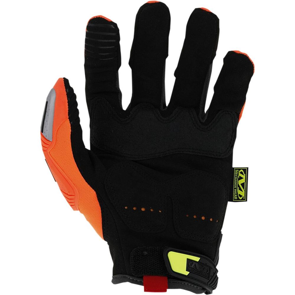 Mechanix Wear M-Pact Utility Textile Gloves Black / Hi-Viz Orange