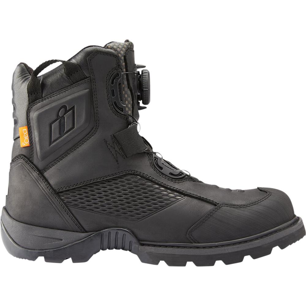 Icon Stormhawk Waterproof Boots Black