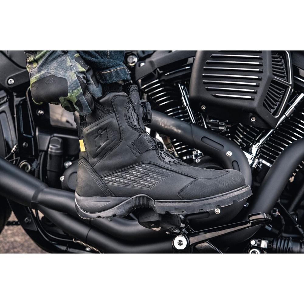 Icon Stormhawk Waterproof Boots Black