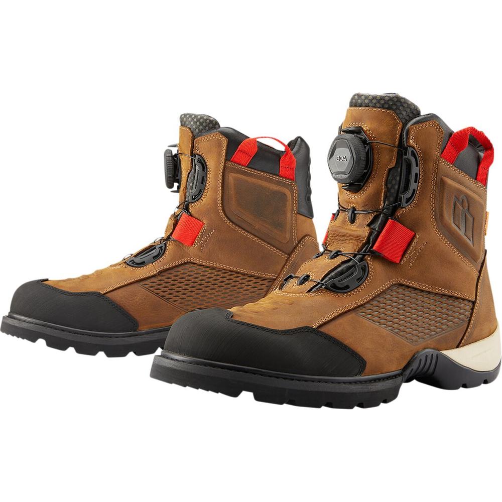 Icon Stormhawk Waterproof Boots Brown