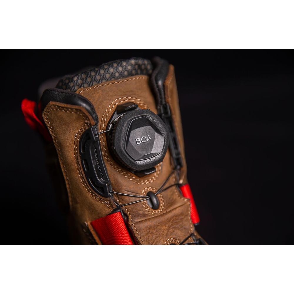 Icon Stormhawk Waterproof Boots Brown - FREE UK Shipping, FREE 365 Day Returns | Moto Central