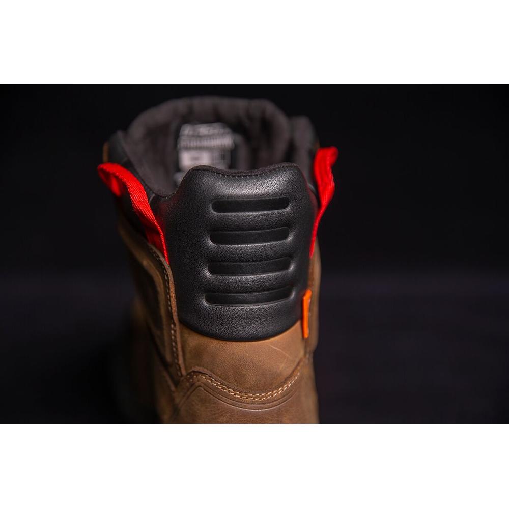 Icon Stormhawk Waterproof Boots Brown - FREE UK Shipping, FREE 365 Day Returns | Moto Central