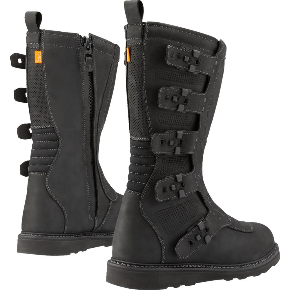 Icon Elsinore 2 CE Boots Black - FREE UK Shipping, FREE 365 Day Returns | Moto Central