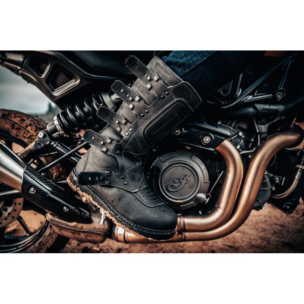 Icon Elsinore 2 CE Boots Black - FREE UK Shipping, FREE 365 Day Returns | Moto Central