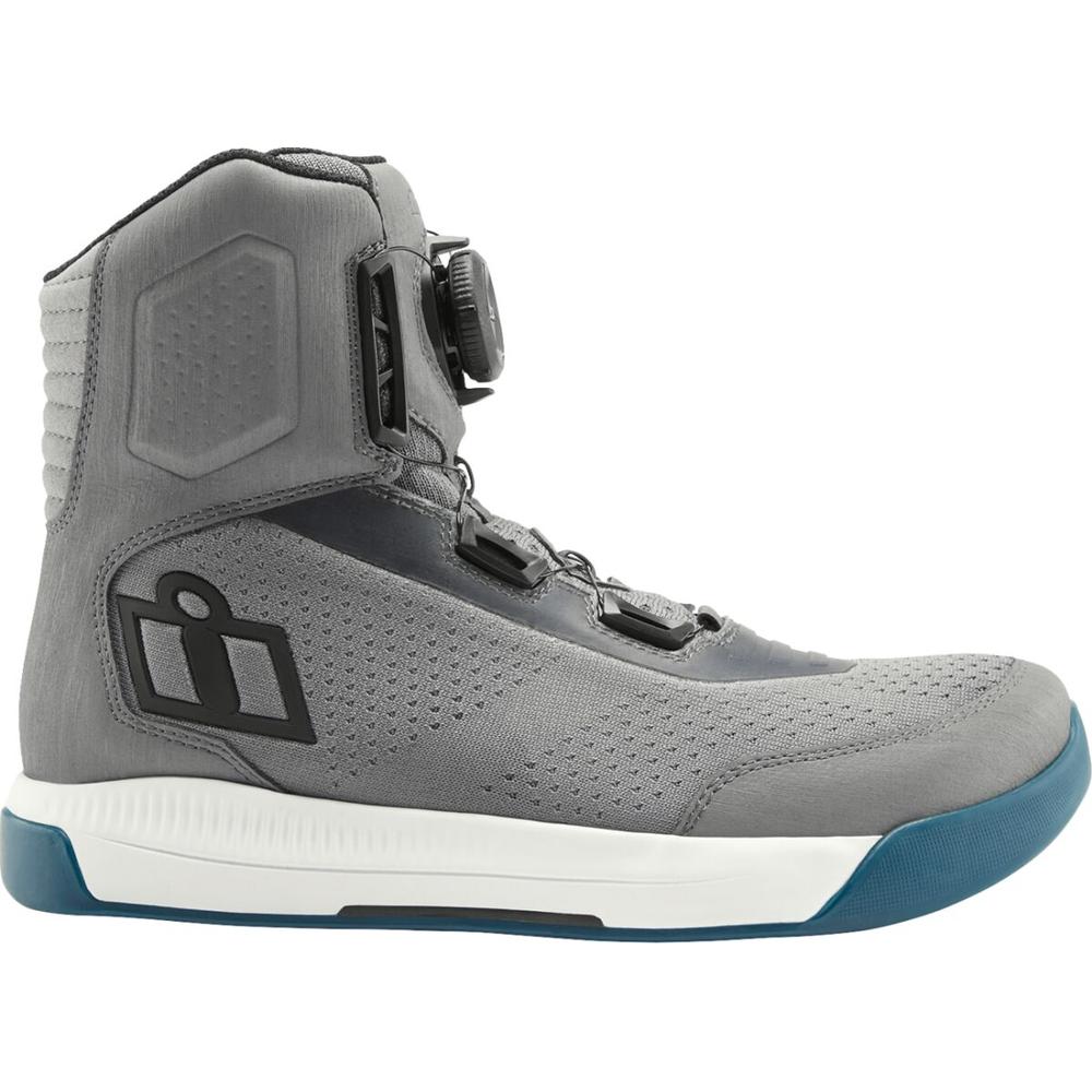 Icon Overlord Vented CE Boots Grey