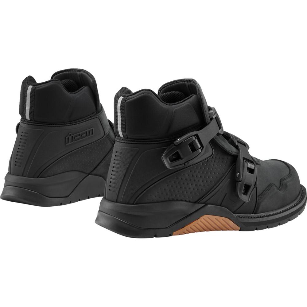 Icon Slabtown Waterproof Boots Black - FREE UK Shipping, FREE 365 Day Returns | Moto Central