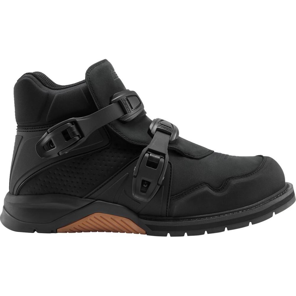 Icon Slabtown Waterproof Boots Black - FREE UK Shipping, FREE 365 Day Returns | Moto Central