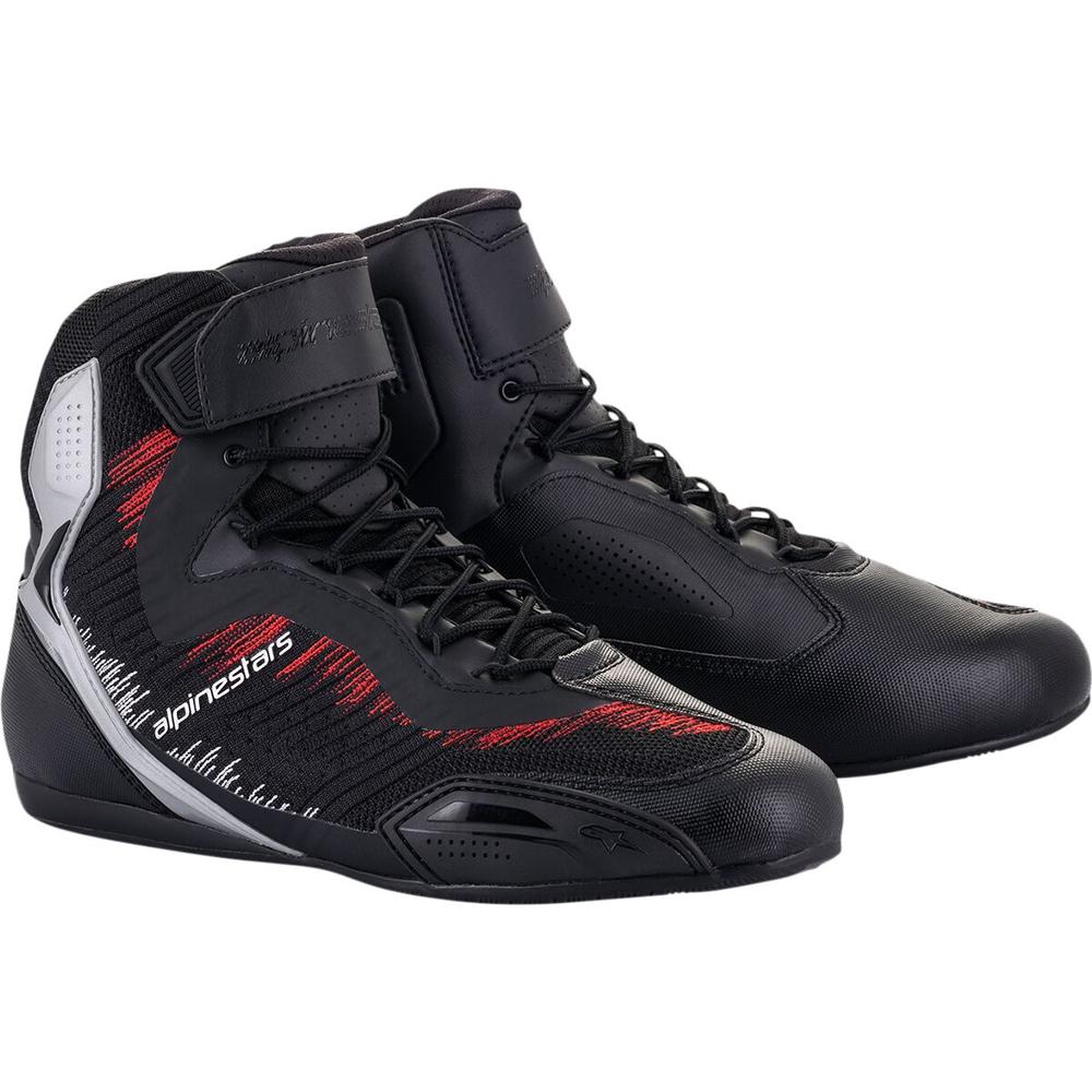 Alpinestars Faster-3 Rideknit Shoes Black / Silver / Red