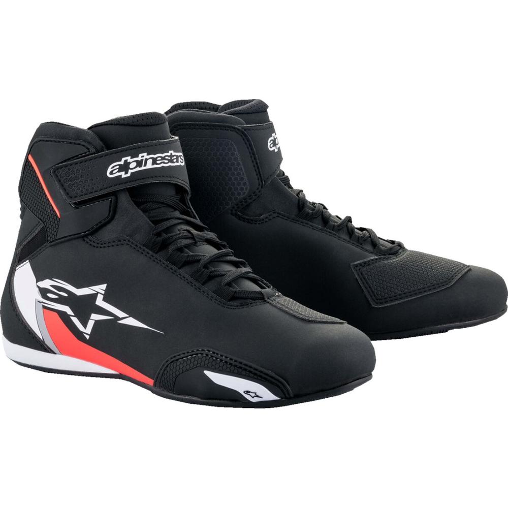 Alpinestars Sektor Riding Shoes Black / White / Red