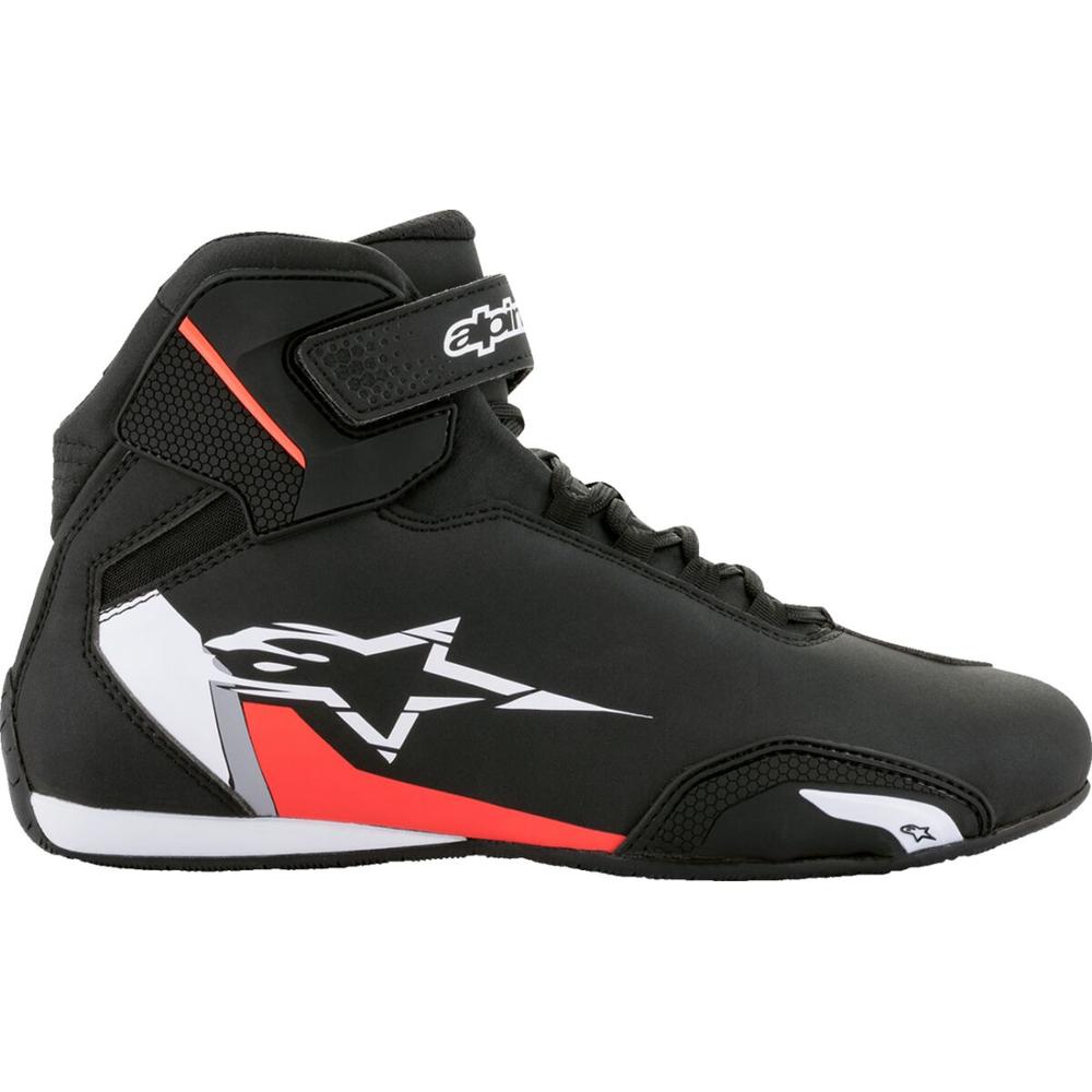 Alpinestars Sektor Riding Shoes Black / White / Red