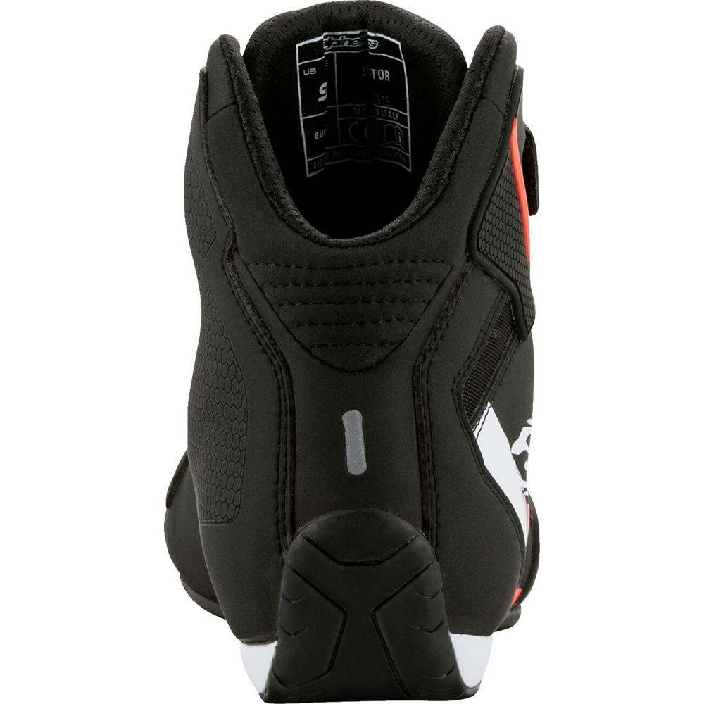 Alpinestars Sektor Riding Shoes Black / White / Red