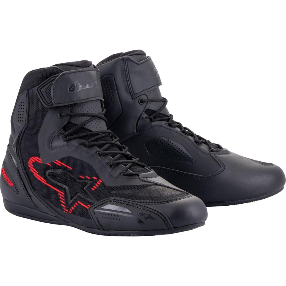 Alpinestars Faster-3 Rideknit Shoes Black / Dark Grey / Red