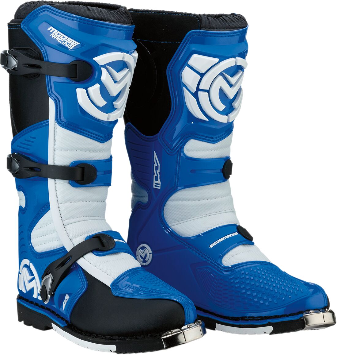 Moose Racing S18 M1.3 MX Boots Blue - FREE UK Shipping, FREE 365 Day Returns | Moto Central