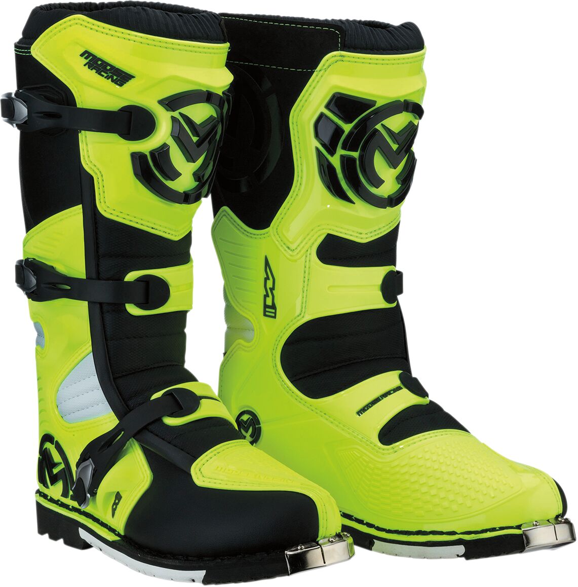 Moose Racing S18 M1.3 MX Boots Hi-Viz Yellow - FREE UK Shipping, FREE 365 Day Returns | Moto Central