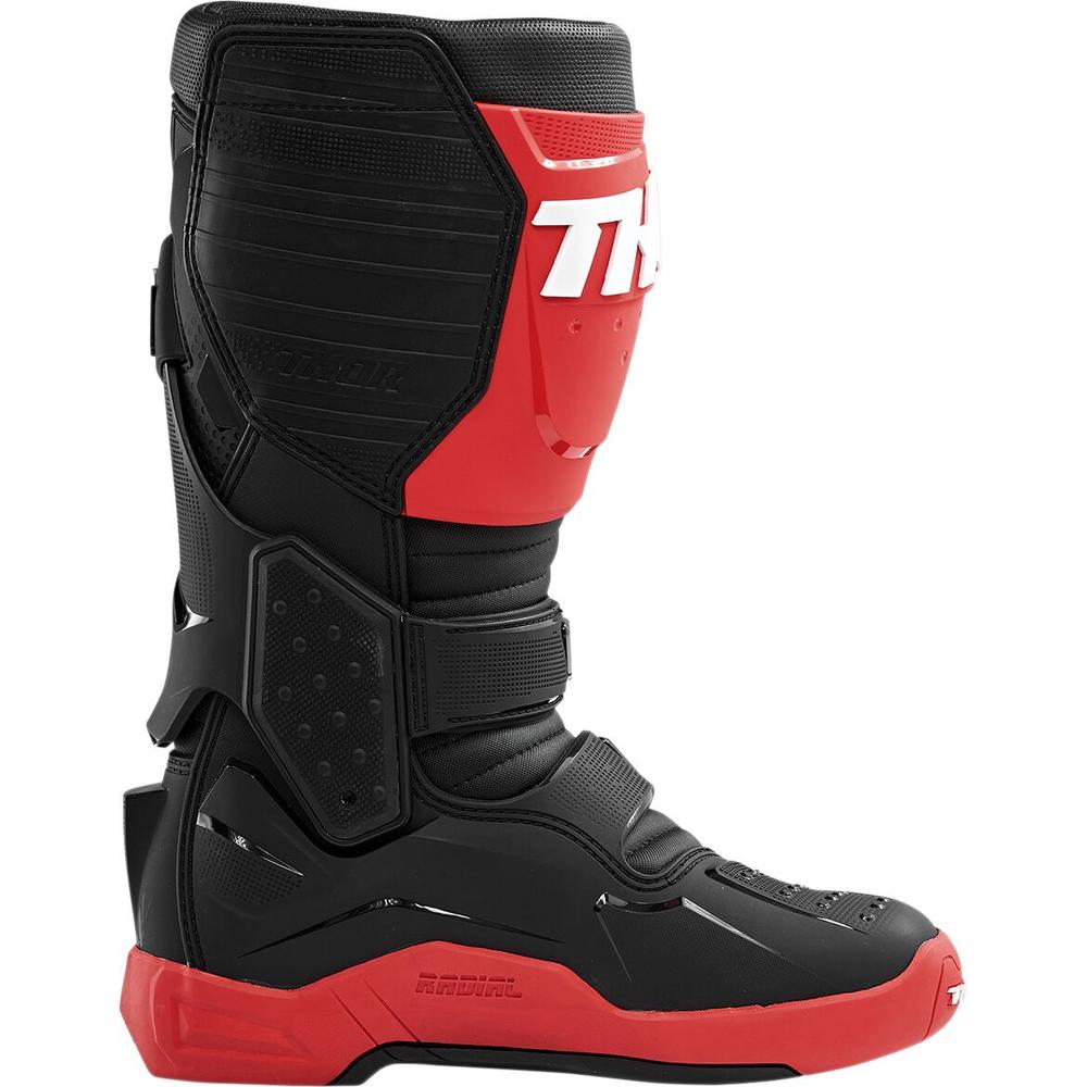 Thor Radial MX Boots Red / Black