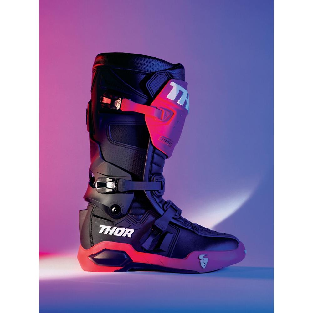 Thor Radial MX Boots Red / Black