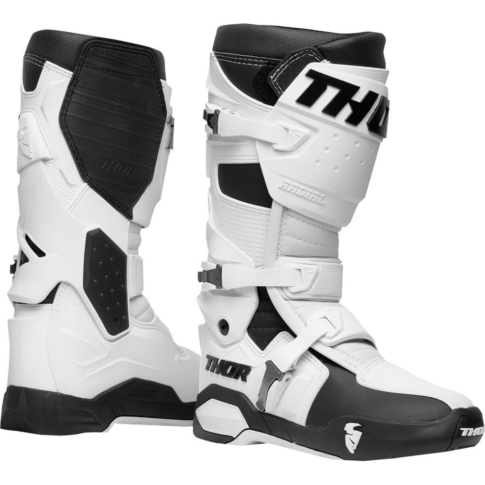 Thor Radial MX Boots White