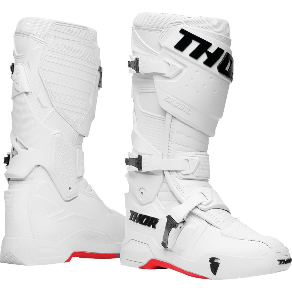 Thor Radial MX Boots Frost White