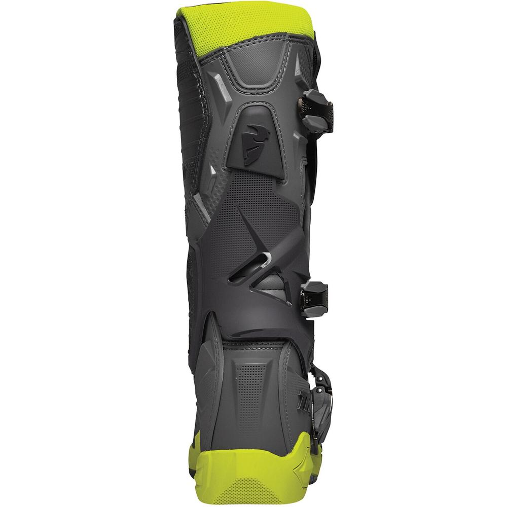 Thor Radial MX Boots Grey / Fluo Yellow