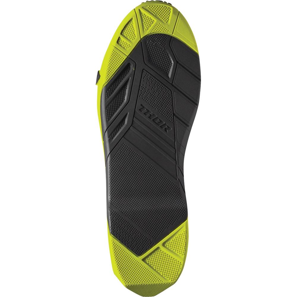 Thor Radial MX Boots Grey / Fluo Yellow