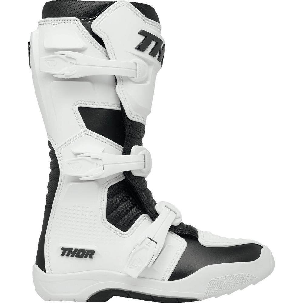 Thor Blitz XR Ladies Boots White / Black - FREE UK Shipping, FREE 365 Day Returns | Moto Central