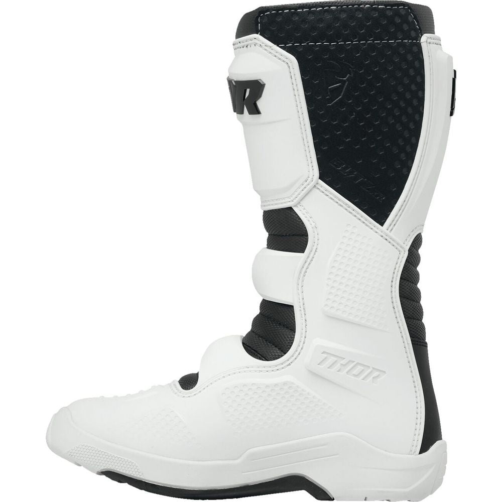 Thor Blitz XR Ladies Boots White / Black - FREE UK Shipping, FREE 365 Day Returns | Moto Central