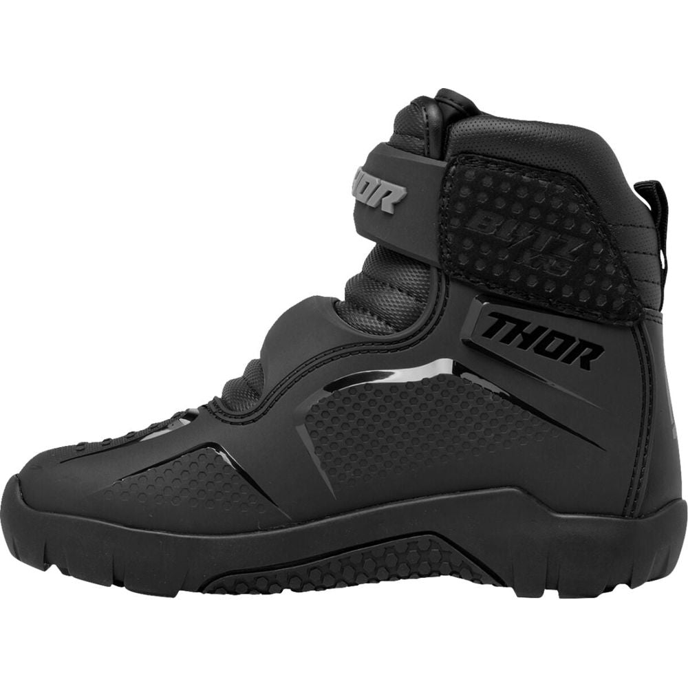 Thor Blitz XRS Boots Black / Grey - FREE UK Shipping, FREE 365 Day Returns | Moto Central