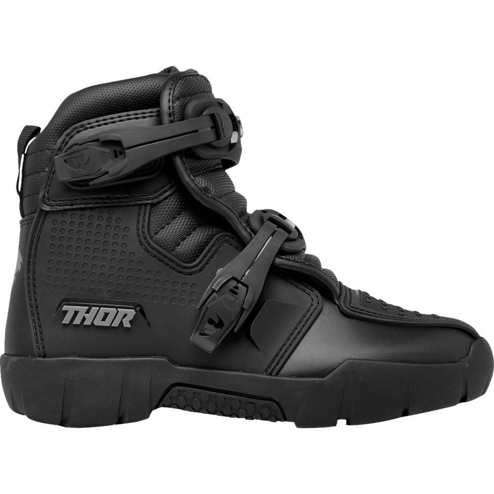 Thor Blitz XRS Boots Black / Grey - FREE UK Shipping, FREE 365 Day Returns | Moto Central