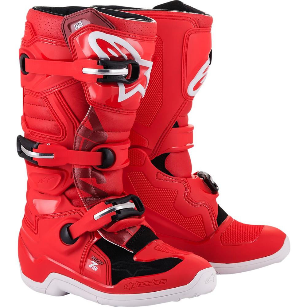 Alpinestars Tech 7S Youth Boots Red