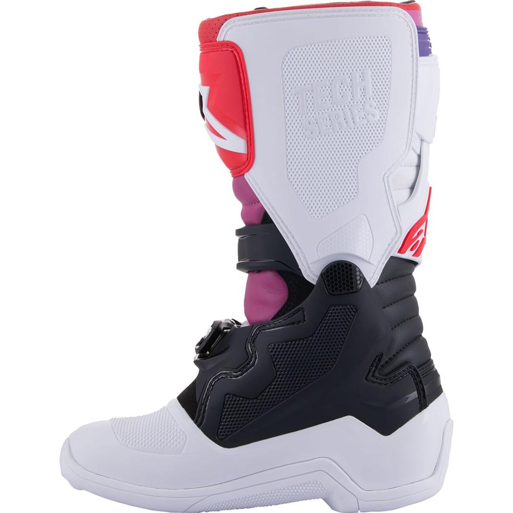 Alpinestars Tech 7S Youth Boots White / Black / Rainbow