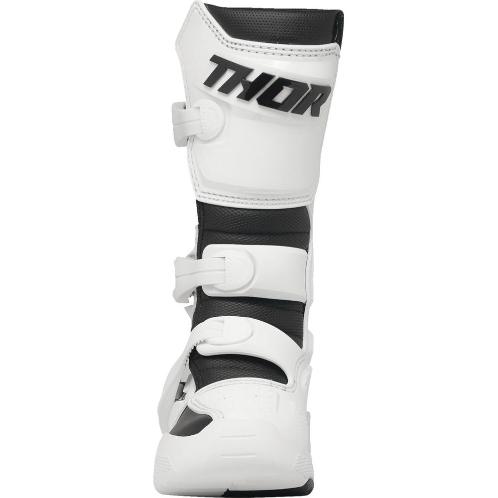 Thor Blitz XR Youth Boots White / Black - FREE UK Shipping, FREE 365 Day Returns | Moto Central