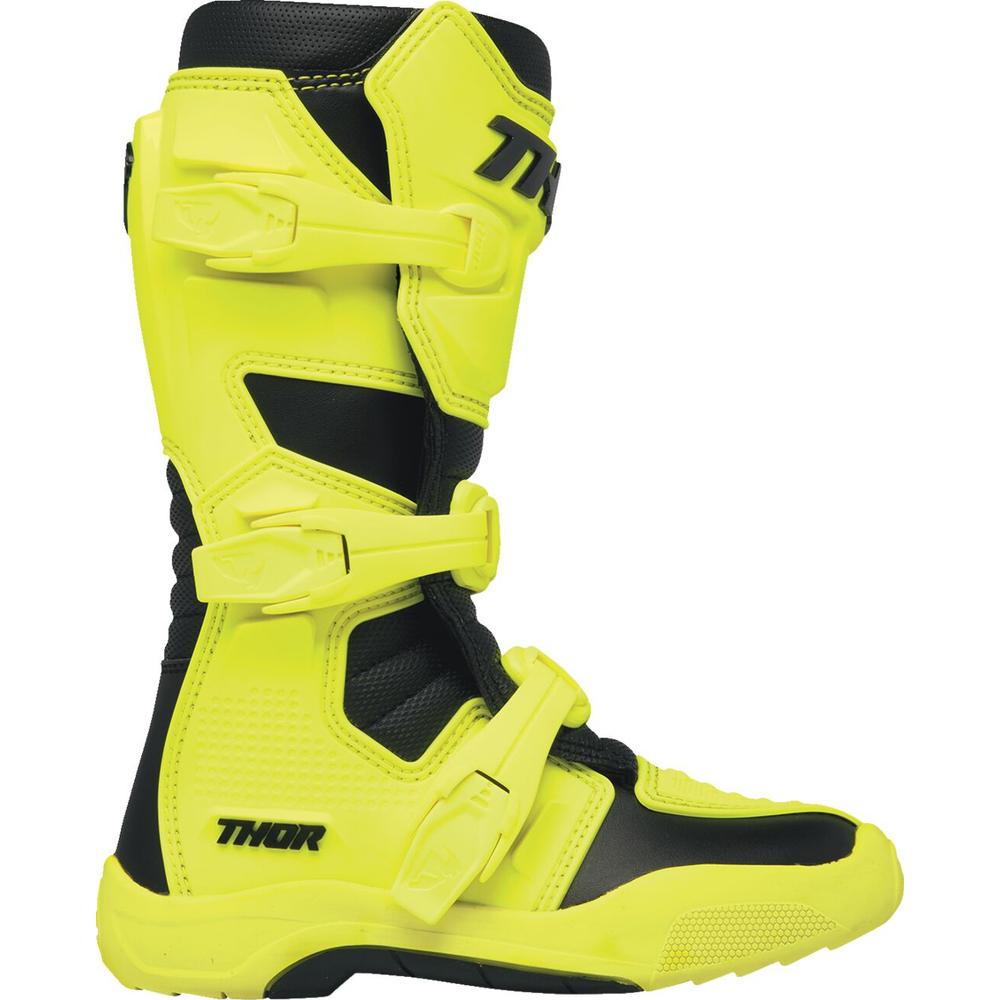 Thor Blitz XR Youth Boots Acid Yellow / Black