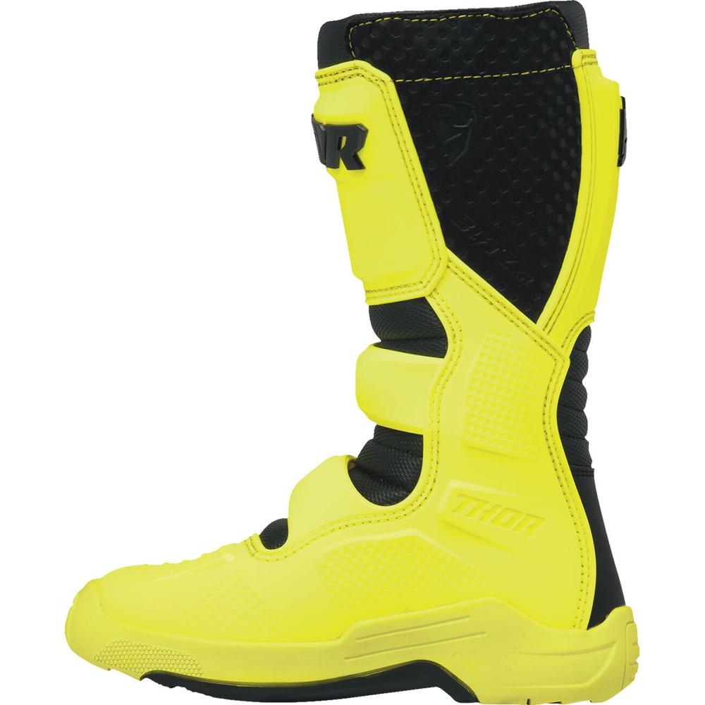 Thor Blitz XR Youth Boots Acid Yellow / Black