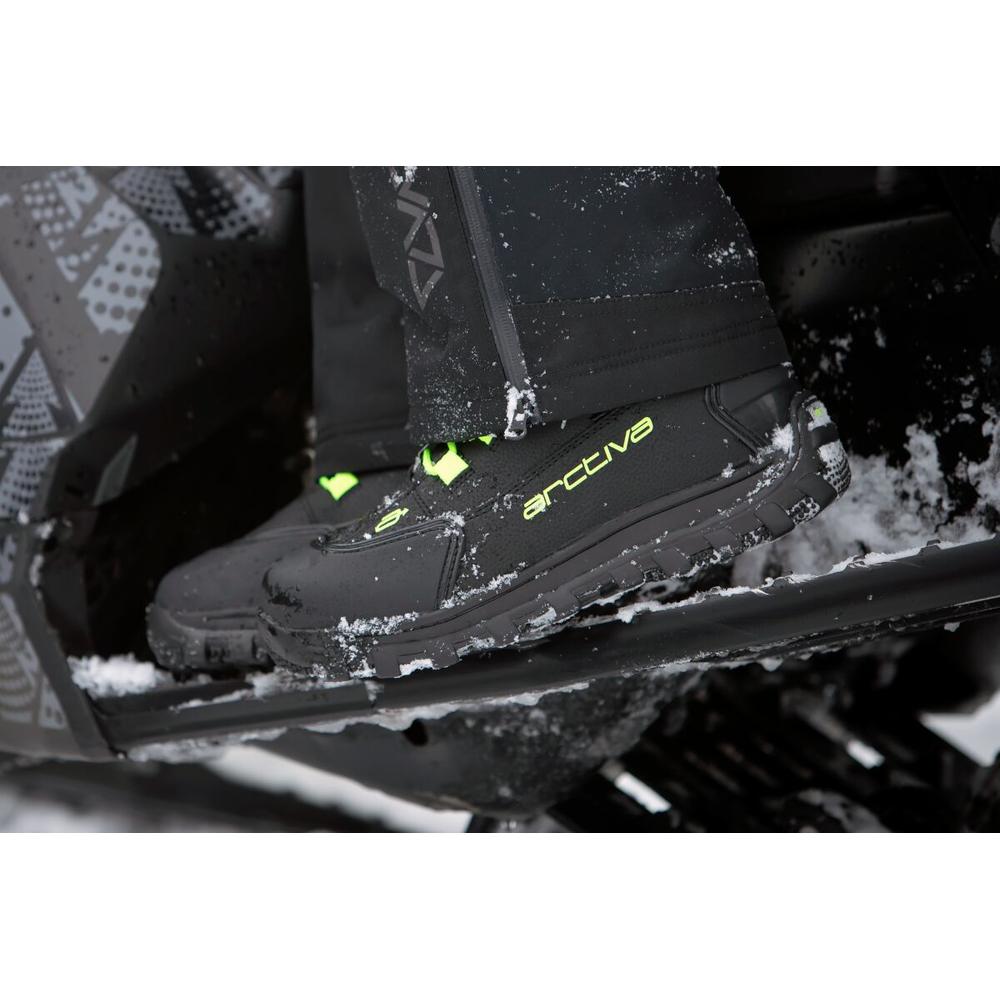 Arctiva Advance Boots Black / Hi-Viz - FREE UK Shipping, FREE 365 Day Returns | Moto Central